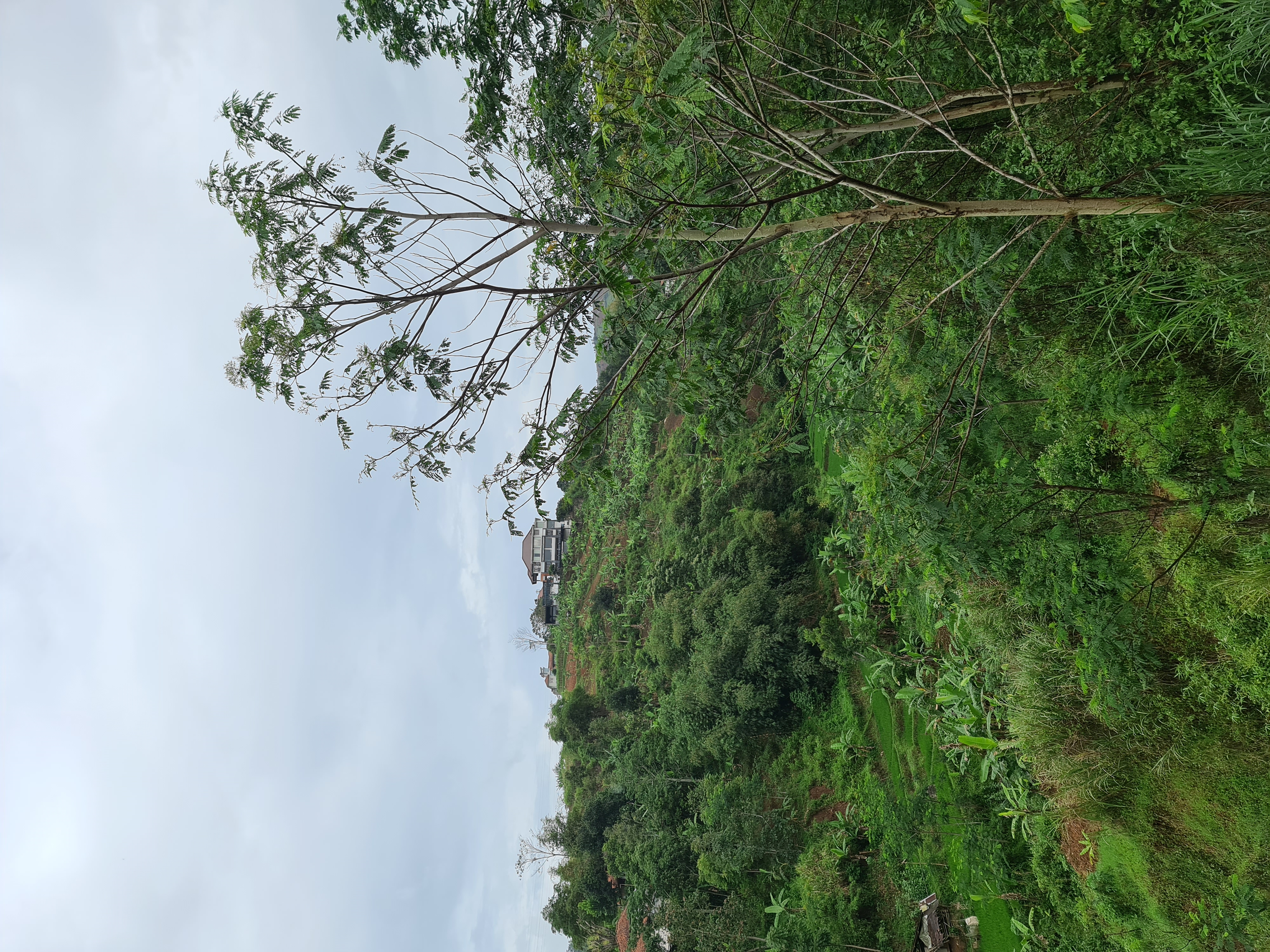 4/35 - Ketika mengarahkan pandangan kearah lain, terdapat juga bangunan besar lainnya yang berada dekat sekali dengan puncakan bukit.