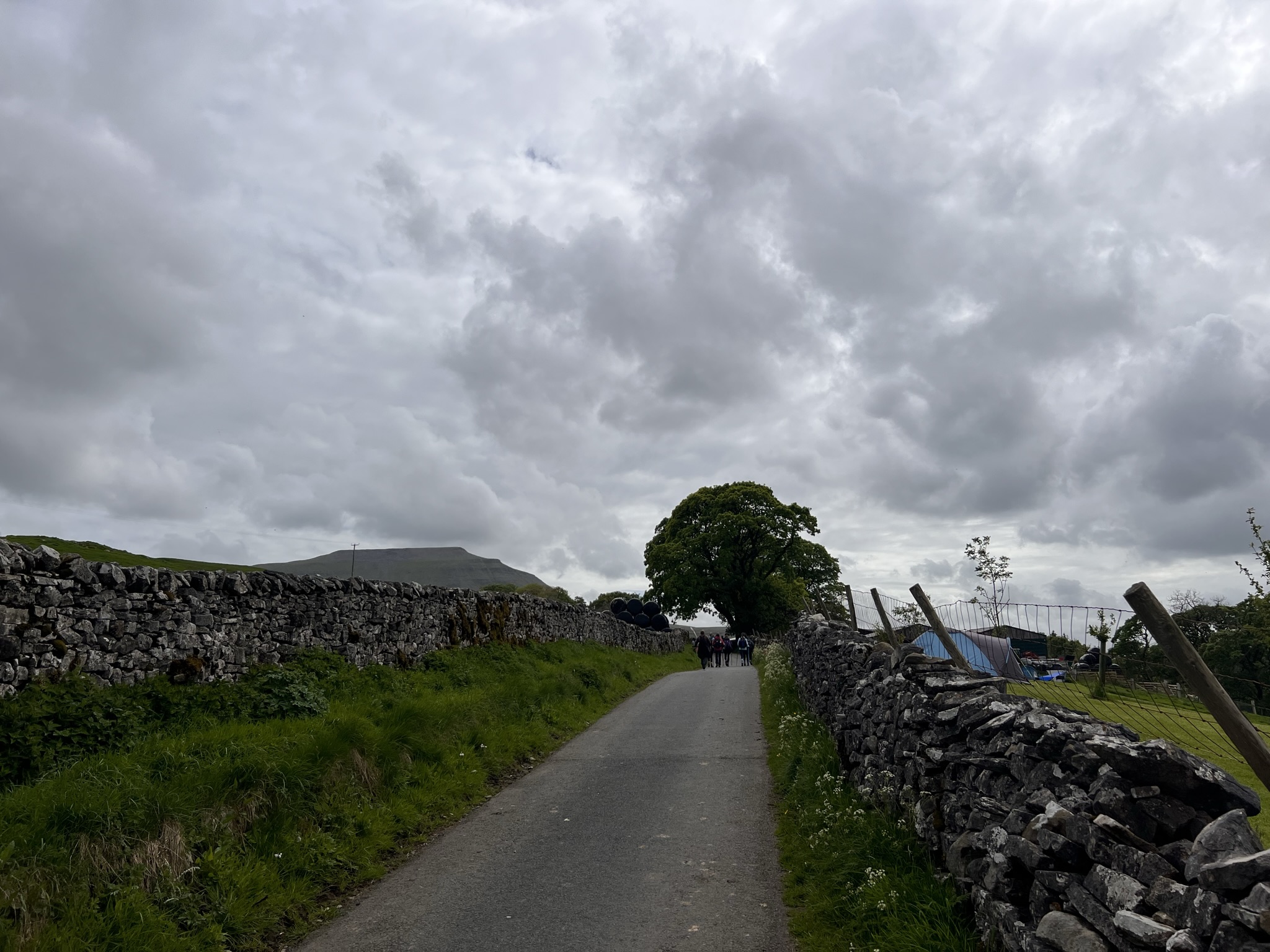 Yorkshire 36/38 - Otot diatas lututku sangat sakit rasanya ketika dibawa untuk menanjak, akhirnya aku menyerah dan memutuskan kembali ke Campsite